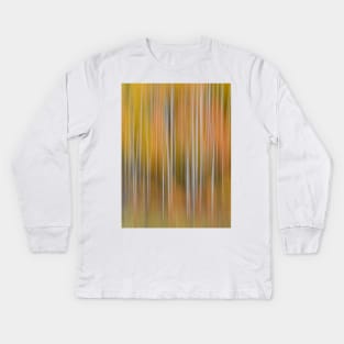 Abstract Aspens Kids Long Sleeve T-Shirt